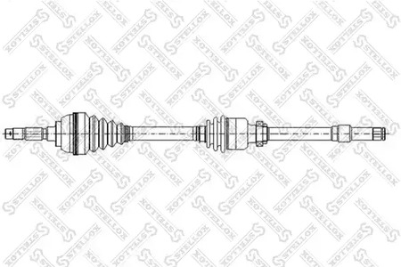 158 1772-SX STELLOX Вал приводной